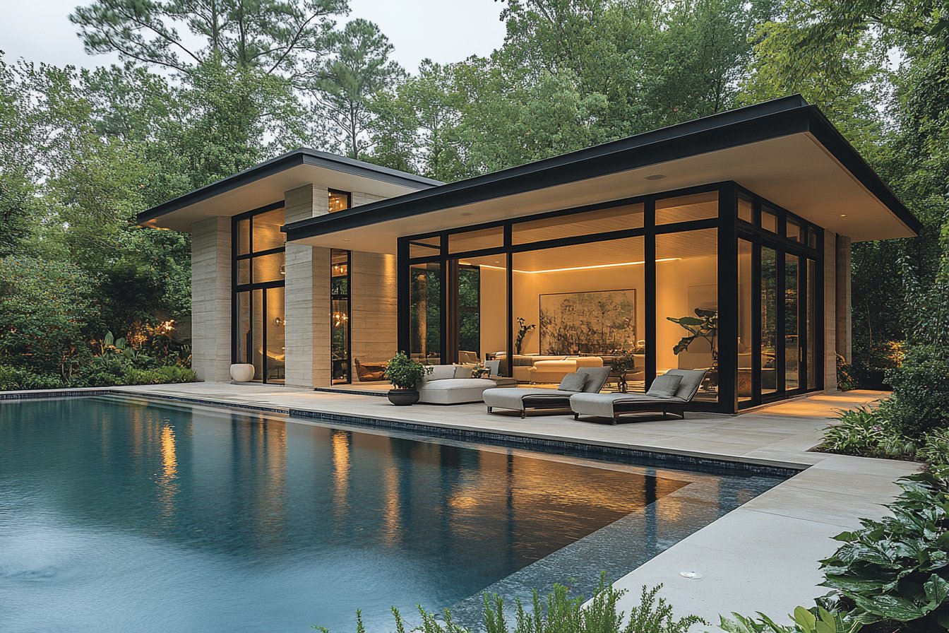 Les tendances récentes pour les poolhouses