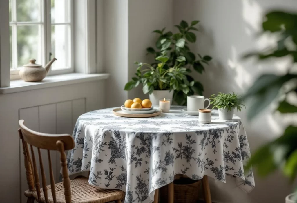 Toile cirée et petits espaces : la solution gain de place incontournable