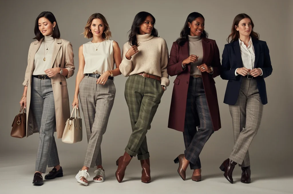 7 idées de looks pour sublimer un pantalon écossais femme toute l’année