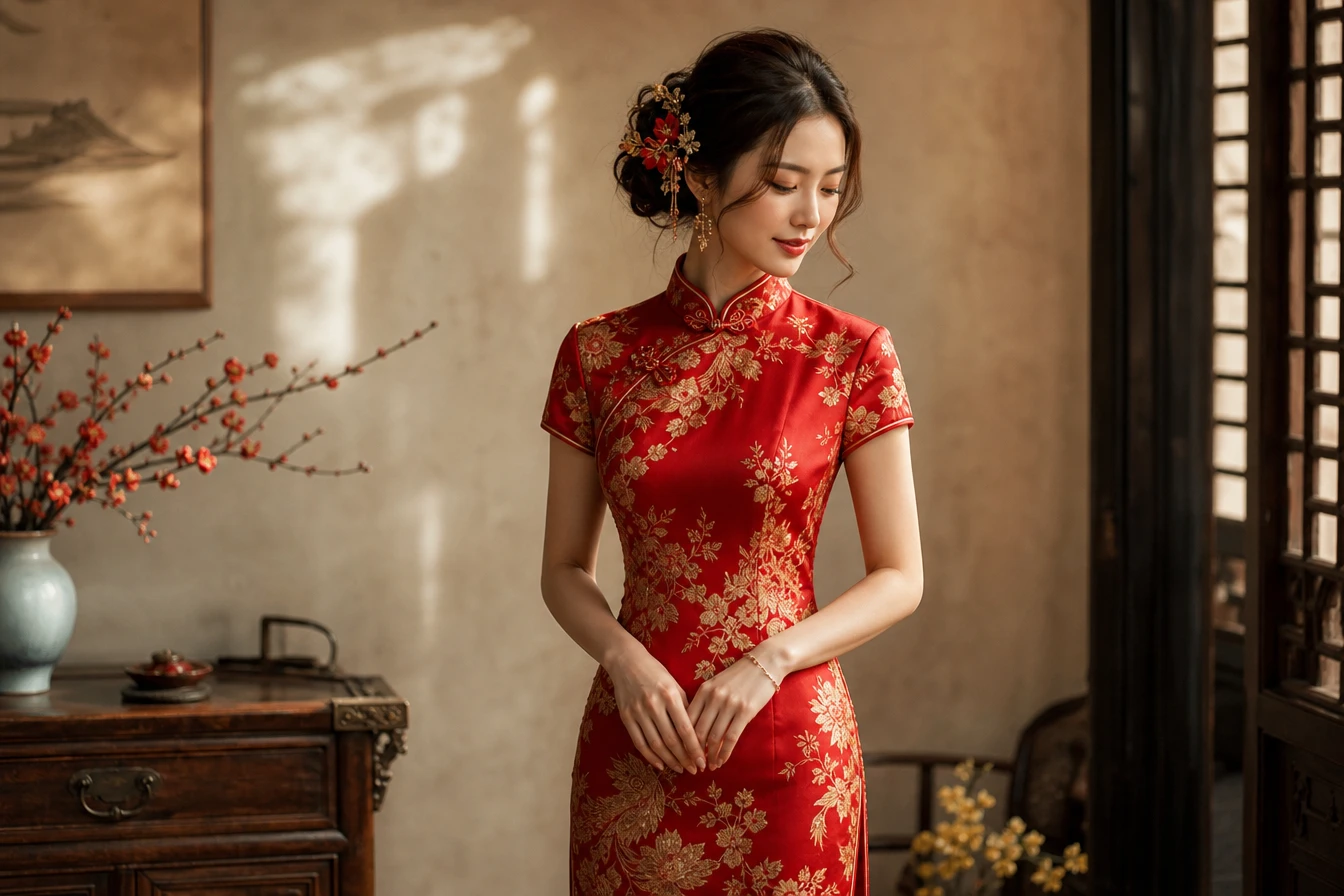 Se marier en qipao rouge : la tradition qui séduit de plus en plus de futures mariées