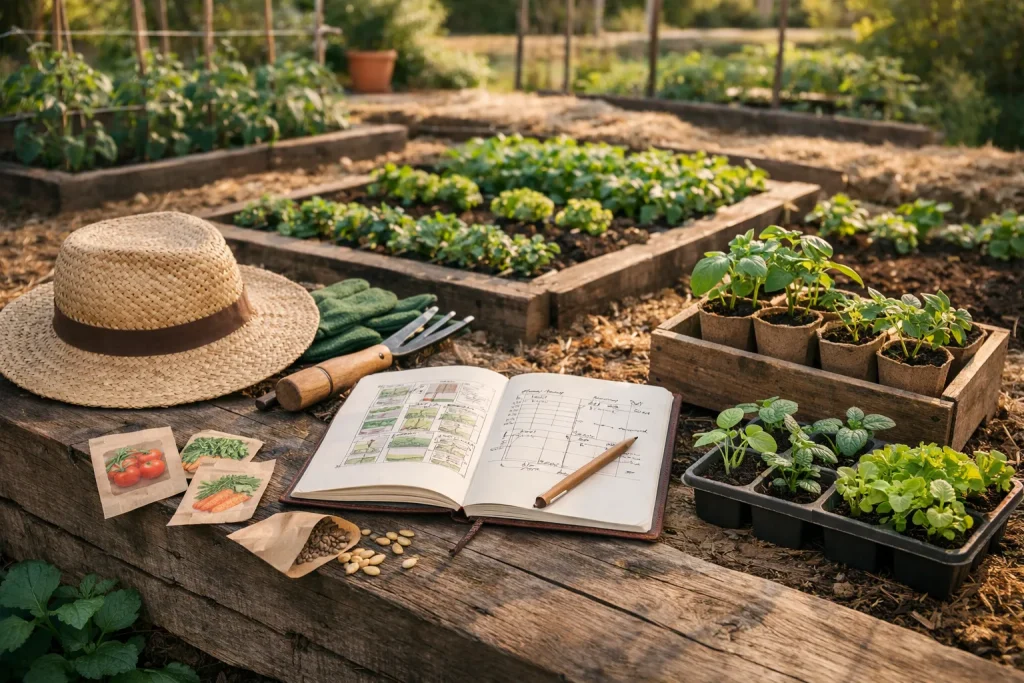 Plan de potager pour débutant : comment bien l’organiser