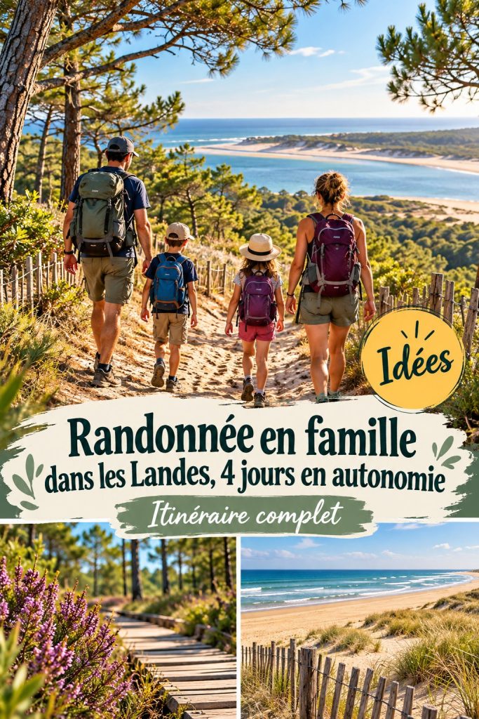 Randonnée en famille dans les Landes : 4 jours d&rsquo;autonomie